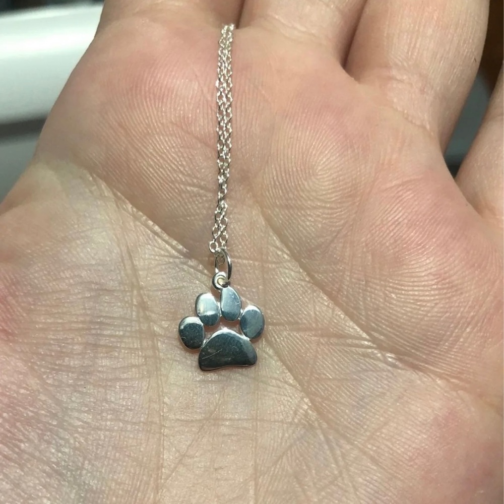 Dog Paw Print Necklace